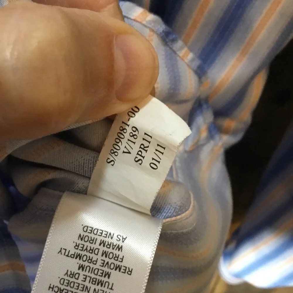 Banana Republic no iron long sleeve dress shirt men’s size XXL